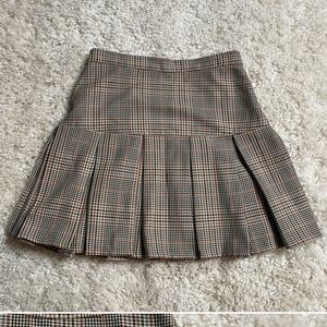 BB Dakota Steve Madden Pleated Plaid Skirt Size 4